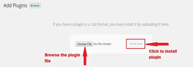 How to upload wordpress plugin file