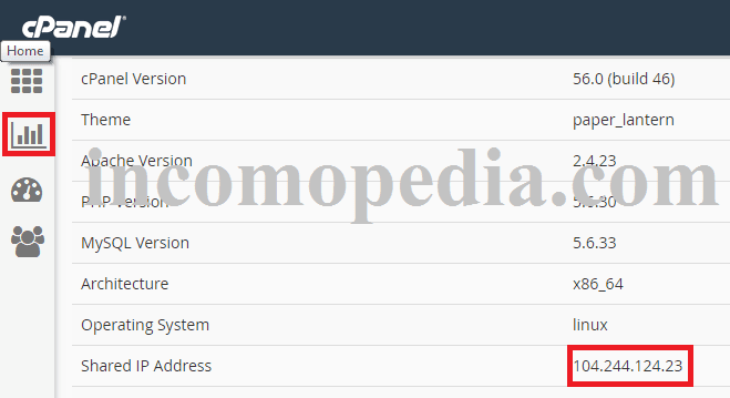 access IP address of your website at Inmotion Hosting